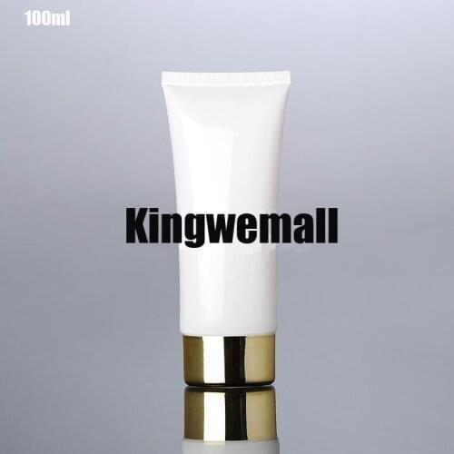300pcs/lot 100ml white soft or mildy wash or butter or handcream tube can used for eye cream container