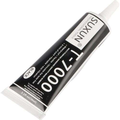 50ml T-7000 Glue Multipurpose Adhesives Super Glue T-7000 Black Liquid Glues For Diy Crafts Glass Phone Case Metal Fabric 1 Pc
