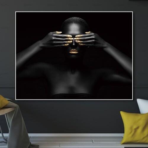 Africa Nude Ladys Canvas Paintings Posters and Prints Wall Art Picture for Living Room Home Decoration