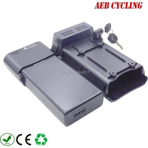 Free shipping and taxes to EU US China Ebike Li-ion 36V 10Ah SL rear rack battry for city bike folding bike with charger