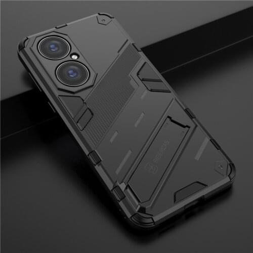 Armor Shockproof Phone Case for Huawei P50 Nova 8 Pro Honor V40 Colorful Bracket Lens Camera Protective Back Cover for P50 Pro