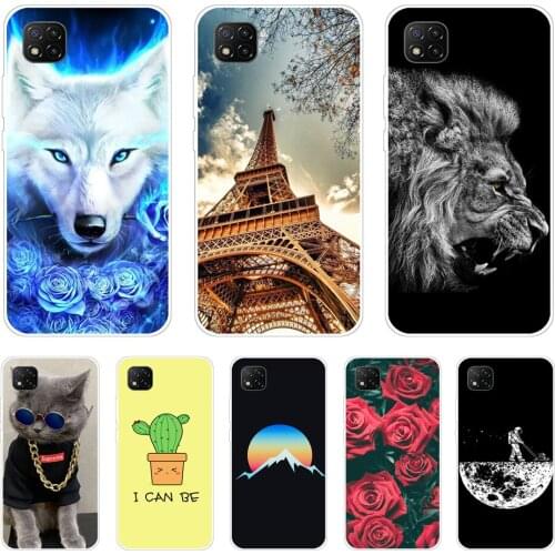 For Xiaomi Poco C3 Case Flower Case Xiaomi Poco C3 TPU Phone Case Xiaomi Poco C3 C 3 Silicone Soft Back Cover For Xiaomi Poco C3