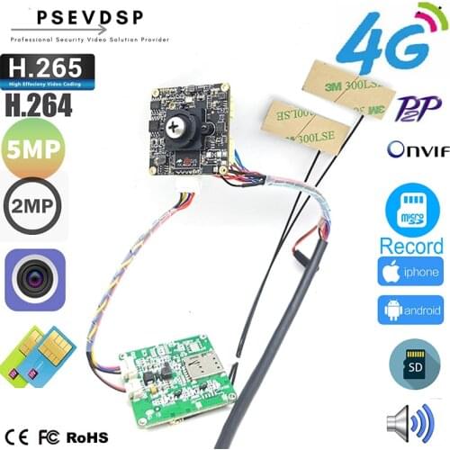 1080P 2MP 5MP 1920P Wireless 4g SIM Card Security IP Network Camera Module Main Board Audio Onvif TF Card Slot Camhi Camhipro