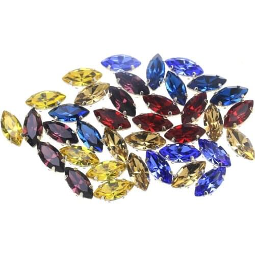 Junjiao k9 Crystal Rhinestone Diamond 3D Pointed Back Crystal Glitter Nail Crystal Rhinestones Clear Handicraft Accessories DIY