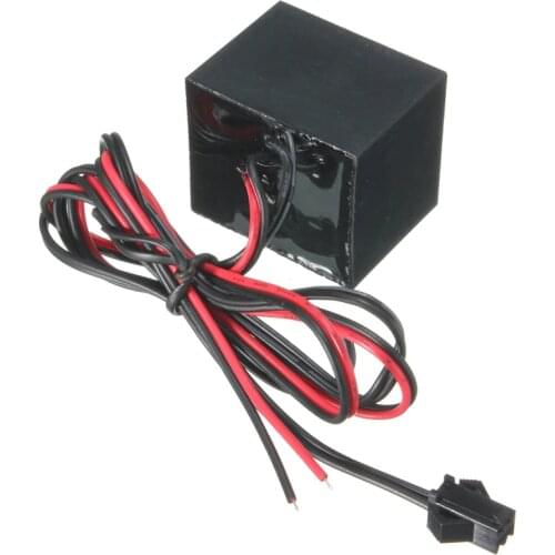 2pcs 12V EL Wire Driver Controller Connector For Soft Flash Flexible Neon EL Wire Light Lamp Glow EL Strip Tube Wire Rope Glow