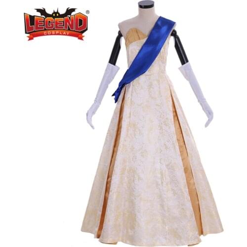 Queen Elizabeth dress dress ball gown cosplay costume adult custom made
