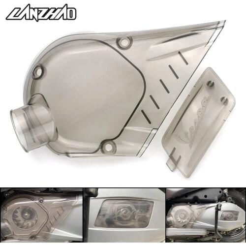 Motorcycle Engine Cover Transmission Belt Case Gearbox Cover Accessories for Vespa Sprint Primavera 150 2013 - 2018 2019 2020