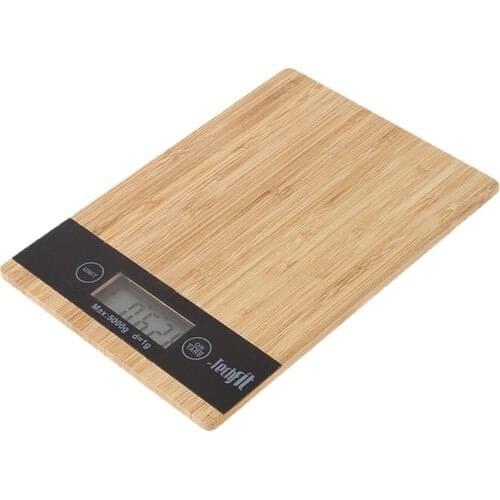 Techfit Tf 1007 Bamboo Kitchen Scales