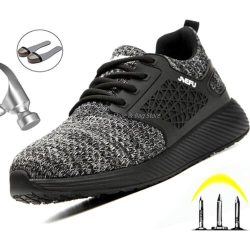 Lightweight Shoes Safety Insulated Boots Mens Working Shoes Protective Anti-smashing Boots Indestructible Shoes Anti-Puncture