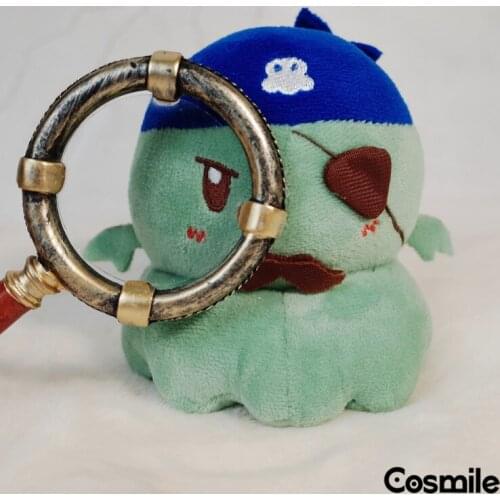 Cosmile Q Cthulhu Summer Pirates Pillow Plush Plushies Doll Toy Stuffed Cushion Cute Xmas Gift Limit Cosplay Props