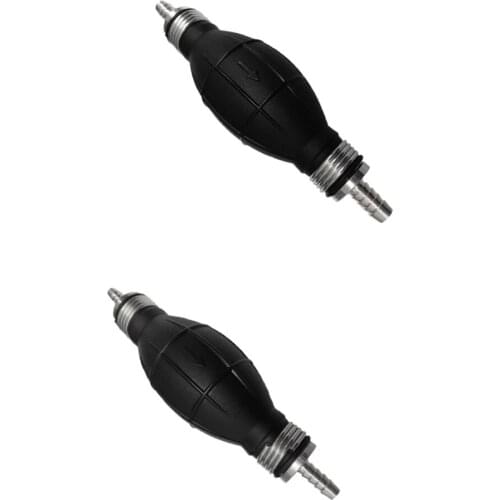 MagiDeal 6/8mm Straight Fuel Line Pump Hand Primer Bulb Petrol Car Boat Kart