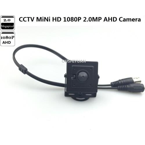 Mini AHD CCTV Camera HD 1080P AHD Video Surveillance Security Cameras Metal Housing 3.7mm Lens 2MP Megapixels Cam