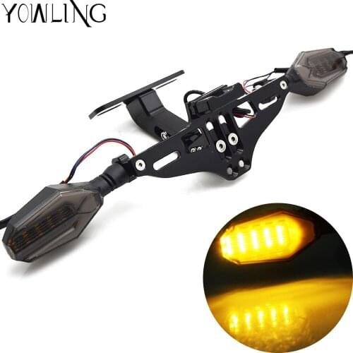 Licence Number License plate frame FOR suzuki boulevard m109r bandit 650 gsx-s1000 gsxr 600 750 1000 K2 K3 K4 K5 K6 k7 K8 K9