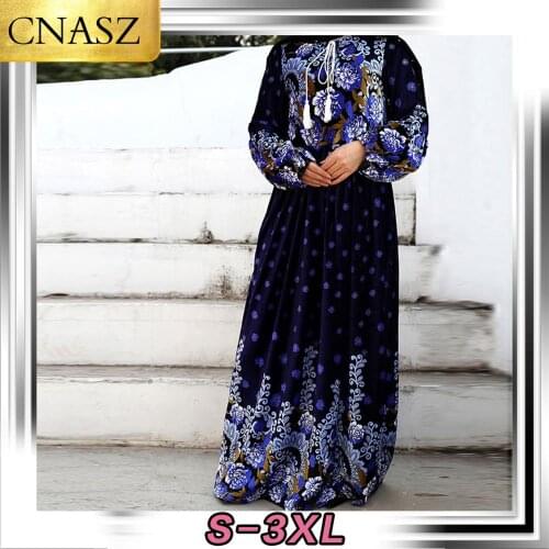 New Fashion High Elegant Printing Womens Plus Size Womens New Winter Velvet Long Sleeve Dress Ladies Vintage Good Quality Dress