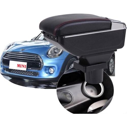 For Mini R56 Armrest box central Store content box cup holder ashtray interior Mini R50 R55 R56 R60 F55 F56 Armrest box