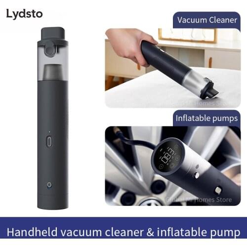 Portable Lydsto 10000PA 150PSI Wireless Handheld Vacuum Cleaner & Air Pump 2in1 Multifunctional Dust Collector for Car Home Offi