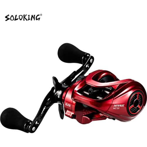 MC150 4th Generation Centrifugal Brake System Baitcasting Reel Reliable 9Kg Max Drag 11+1BB 7.2:1 High-speed Fishing Reel