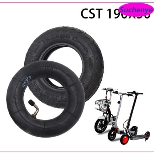 CST 190x50 Tire Inner Outer Tyre for Mini Electric Scooter Evo Small Scooter Pneumatic Thickened Wear-resistant Tire