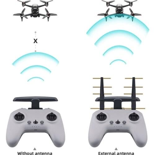 2pcs Controller Signal Booster Antenna Range Extender for -FPV Remote Controller 2 Transmitter Extension