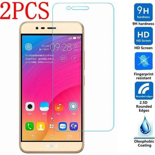 2PCS Tempered Glass For Asus Zenfone 3 Max Screen Protector protective film For ZC520TL X008D Glass