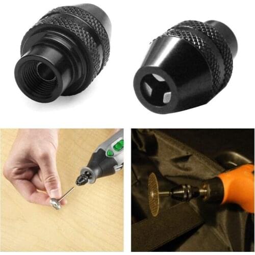 3Pcs Multi Quick Change Keyless Chuck Universal Chuck Replacement For Dremel 4486 Rotary Tools 3000 4000 7700 8200