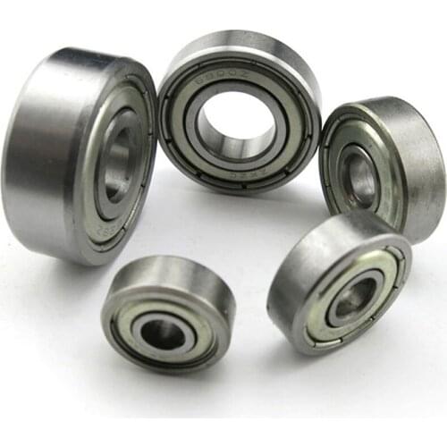 8pcs Bearing Bore 4mm 5mm 6mm 8mm 10mm Model Robot Car Toy Bearing Transmission Parts