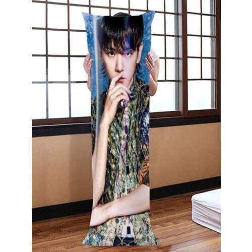 BAEKHYUN Dakimakura Body Pillow Case Genshin Impact Diluc Decorative Cover Home Decoration Pillowcases Printed Long