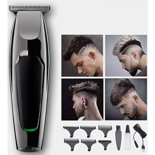 Electric Hair Clippers Men Beard Trimmer USB Rechargeable Barber Hair Cutter Tools Portable Hair Razor Grooming Shaver Machine
