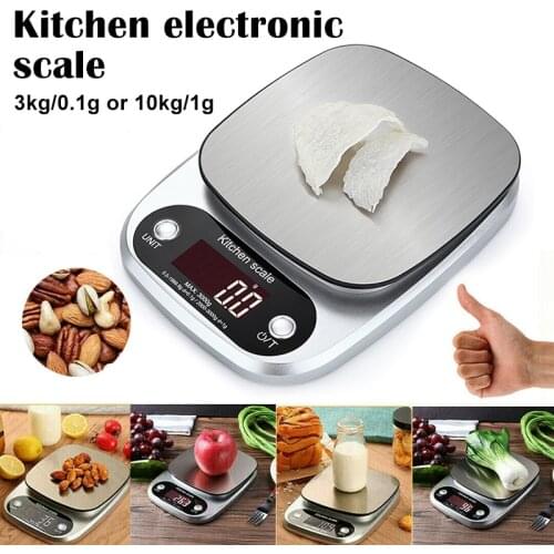 Kitchen Food Accurate Digital Scale Gram Electronic Stainless Steel for Home 2019ing