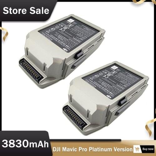 1/2pcs Original 11.4V 3830mAh Quadcopter Lithium Battery for DJI Mavic Pro Platinum Version Aerial Drone Spare Parts hot