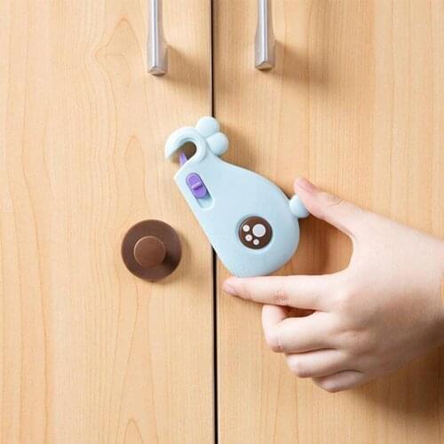 Multi-functional Baby Door Locks Cabinet Drawers Refrigerator Toilet Cartoon Safety Lock Kids for Children Protection Safe Lock