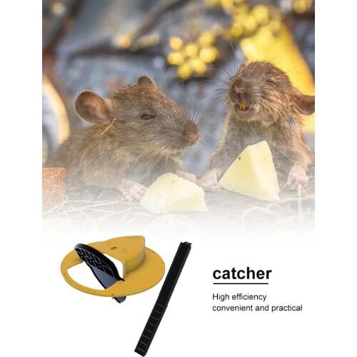Reusable Plastic Smart Mouse Trap Flip N Slide Bucket Lid Mouse Rat Mouse Trap Humane Or Lethal Trap Door Style Multi Catch