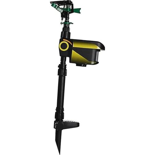 Solar Powered Strong Flash Animals Repeller Water Blaster for Dog Birds