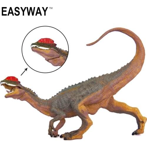 Mr.Froger Dilophosaurus Model Toy cute Dinosaur movable Classic Toys Children Animal Models plastic PVC Jurassic collect DIY