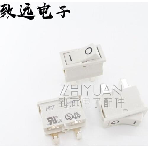 Original new 100% RS1 16A250V horizontal rocker switch side insertion warping plate 4pin 2gear