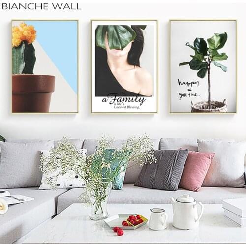 Nordic Simple Life Inspirational Wall Art Picture Canvas Painting Poster Print Decor Wall Art Pictures For Living Room Bedroom