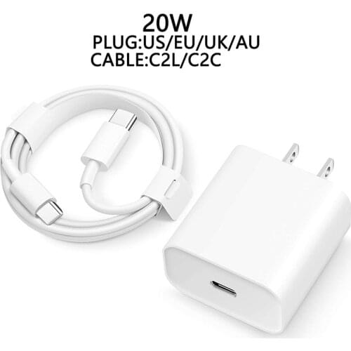 USB PD 20W For Samsung S 20 10 Note10 Note9 For Fast Charging USB C Wire for Macbook Air HUAWEI P20 P30 ProUSB C TO USB C Cable