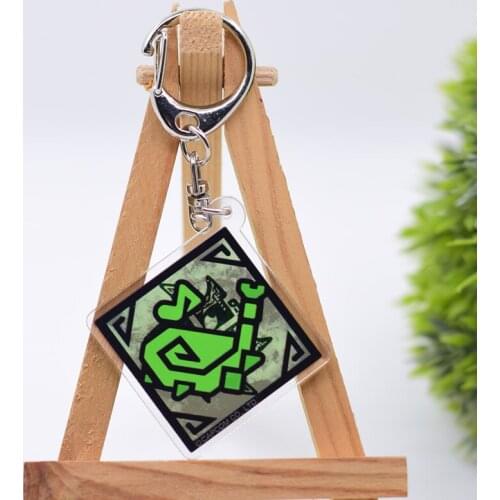 WL0907 Chibi Keychain Acrylic Cartoon Keyring Accessories