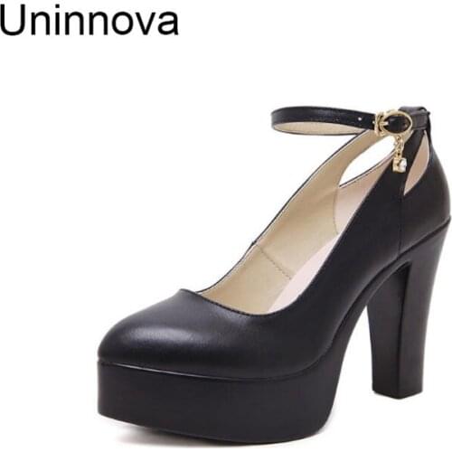 Sapato Feminino Womens Split Leather Platform Super High Heels Punops Office Lady Pumps Bomba Para Mujeres WP071