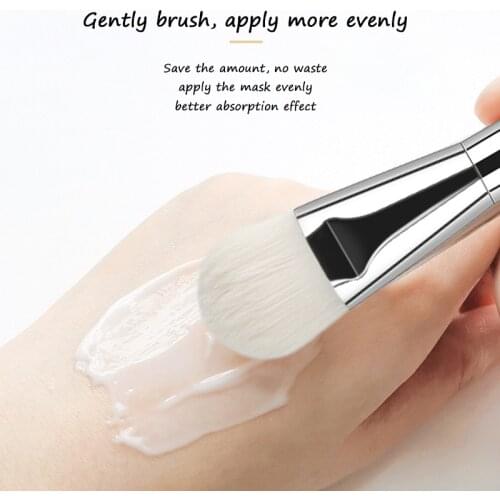 10Pcs/lot Facial Mask Soft Brush Wooden Handle Portable Face Fan-Shaped Professional Makeup Brush Skin Care Cosmetics Tool