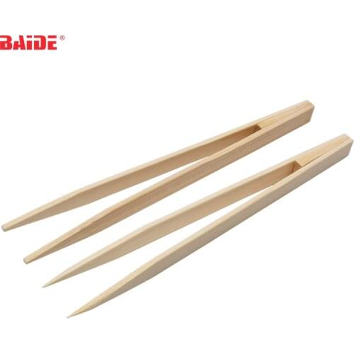 15cm Antistatic Dust-free Cuspidal Bamboo Pincette Straight Head Tweezers Nipper Electronics Tool for Phone Repair 1000pcs/lot