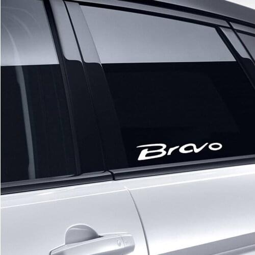 4 Pcs Window Vinyl Decals Car Door Handle Sticker Car Decal Styling For Fiat Bravo