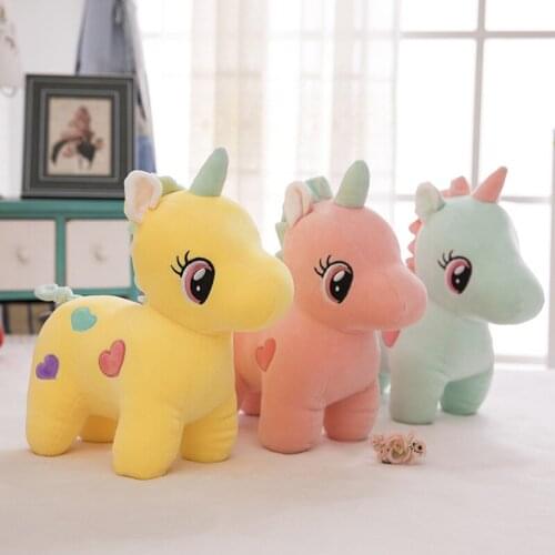 55Cm Cute Unicorn Doll Plush Toy Ins Net Red Doll Childrens Doll Pillow Big Cushion Cover Peluche Gift