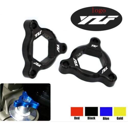 Motorcycle Accessories 17mm CNC Suspension Fork Preload Adjusters Four colors For YAMAHA YZF R6 del 1999-2004