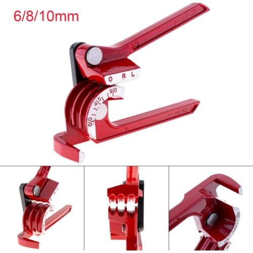 3 In 1 90 Degree 6mm 8mm 10mm Aluminum Pipe Tube Bender Copper Tube Air Conditioning Tube Manual Elbow Hand Tool