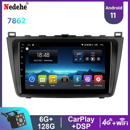 Car Radio GPS 2 Din Android 10 Audio Stereo Multimedia Player For Mazda 6 2007 2008 2009 2010 2012 Autoradio Carplay Bluetooth