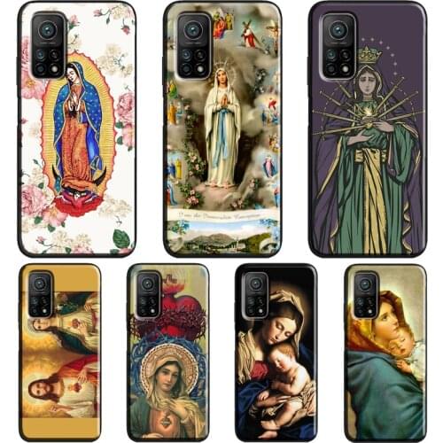 Virgin Mary Christian Case For POCO F3 F2 M3 X3 Pro Cover For Xiaomi Mi 11 Lite Ultra Mi 10T Pro Mi Note 10 Lite