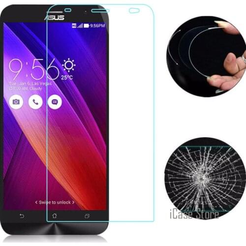For Asus Zenfone 2 Laser ZC551KL Ze500KL Ze550KL Ze500CL Ze550ML 3 Max Zc520TL Zc550KL GO ZB500KL G500TG 9H Tempered Glass Case
