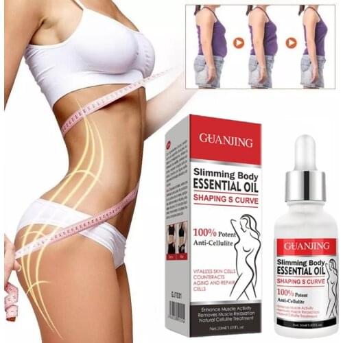 30ML Slimming Essential Oils Thin Leg Waist Fat Burning Weight Loss Products Fitness Body Shaping Cream Slimming Losing Weight