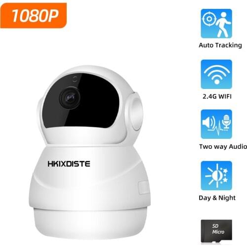 HKIXDISTE Camera 1080P Home Smart WIFI IP Camera 2MP HD Security Surveillance CCTV Wireless Baby Monitor Network Cloud SD Card